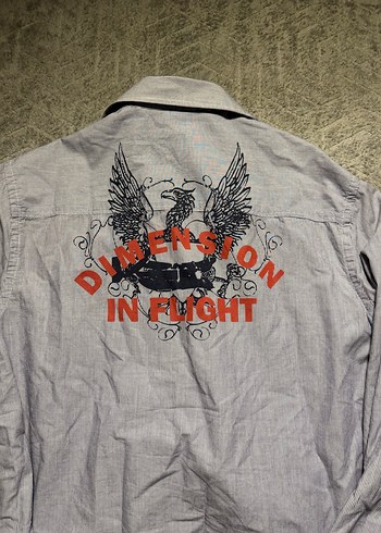 Gri Keten Erkek Gömlek Uzun Kollu - Görsel 4