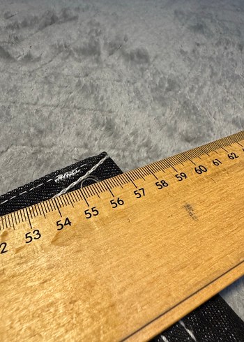 Gri Baskılı Bol Kesim Erkek Kot Pantolon - Görsel 7