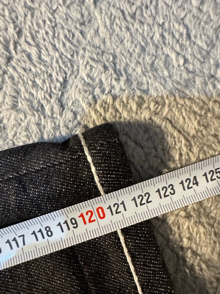 Gri Baskılı Bol Kesim Erkek Kot Pantolon - Görsel 5