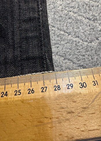 Altın Baskılı Gevşek Kesim Erkek Kot Pantolon - Görsel 7