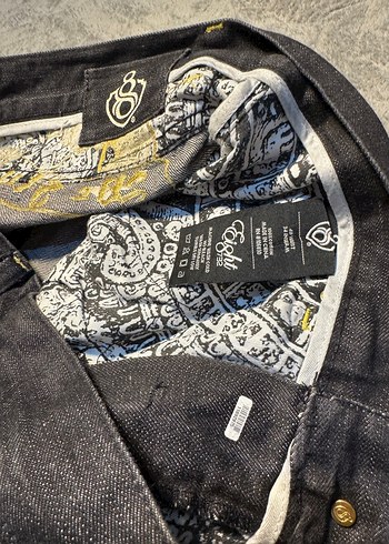 Kemer Detaylı Gri Desenli Erkek Kot Pantolon - Görsel 4