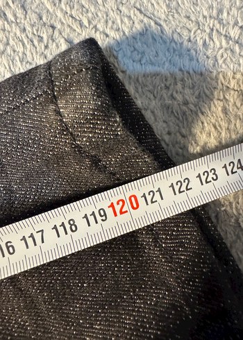 Kemer Detaylı Gri Desenli Erkek Kot Pantolon - Görsel 5