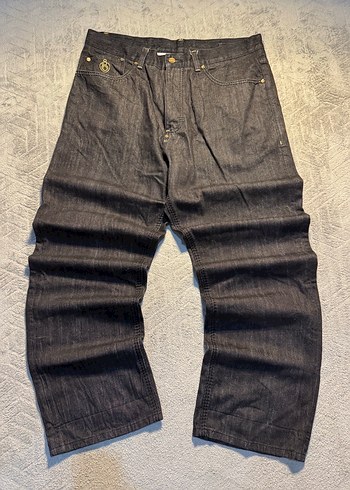 Kemer Detaylı Gri Desenli Erkek Kot Pantolon - Görsel 3