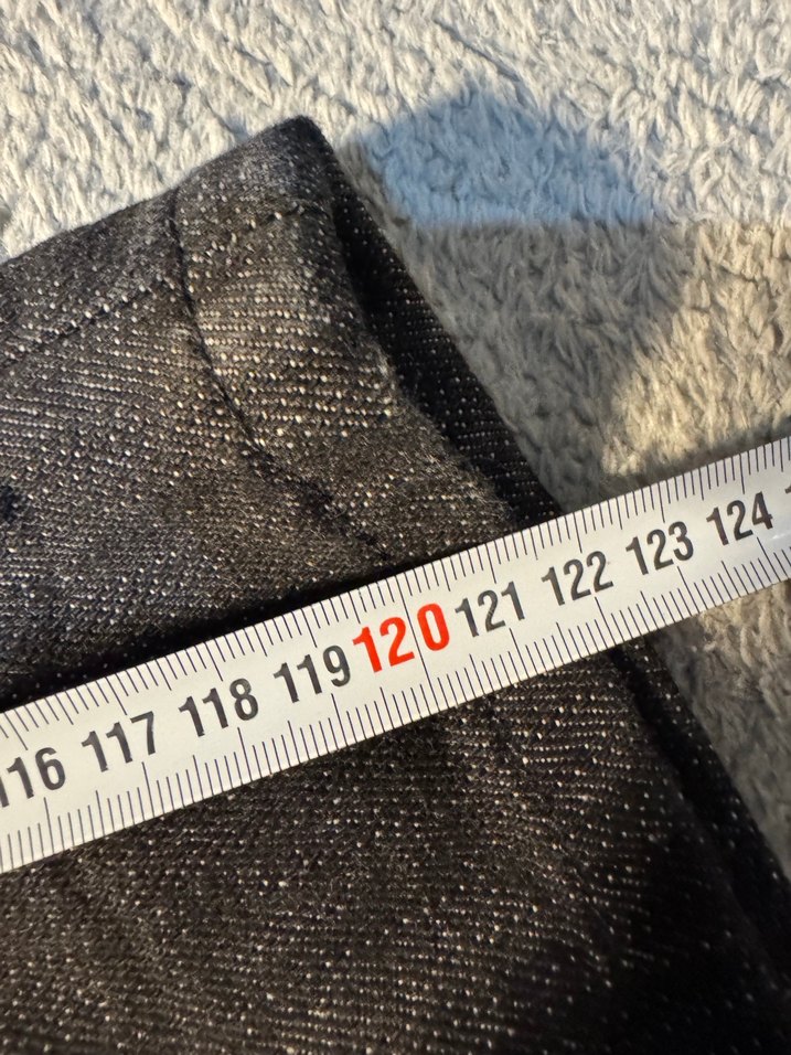 Kemer Detaylı Gri Desenli Erkek Kot Pantolon - Görsel 5