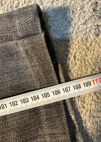 Gri Baskılı Erkek Kot Pantolon - Görsel 5