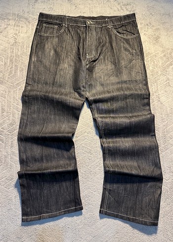 Altın Baskılı Erkek Kot Pantolon - Görsel 3