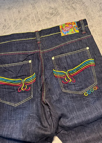 Nakışlı Kemerli Erkek Kot Pantolon - Görsel 2