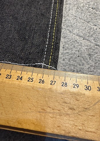 Nakışlı Gri Erkek Kot Pantolon - Görsel 5