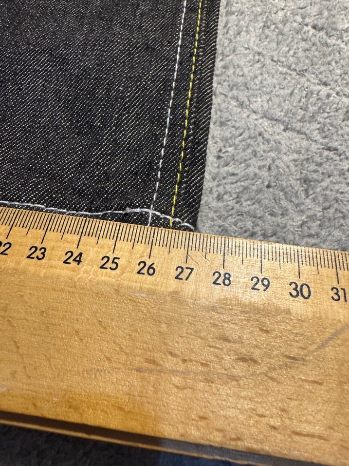 Nakışlı Gri Erkek Kot Pantolon - Görsel 5