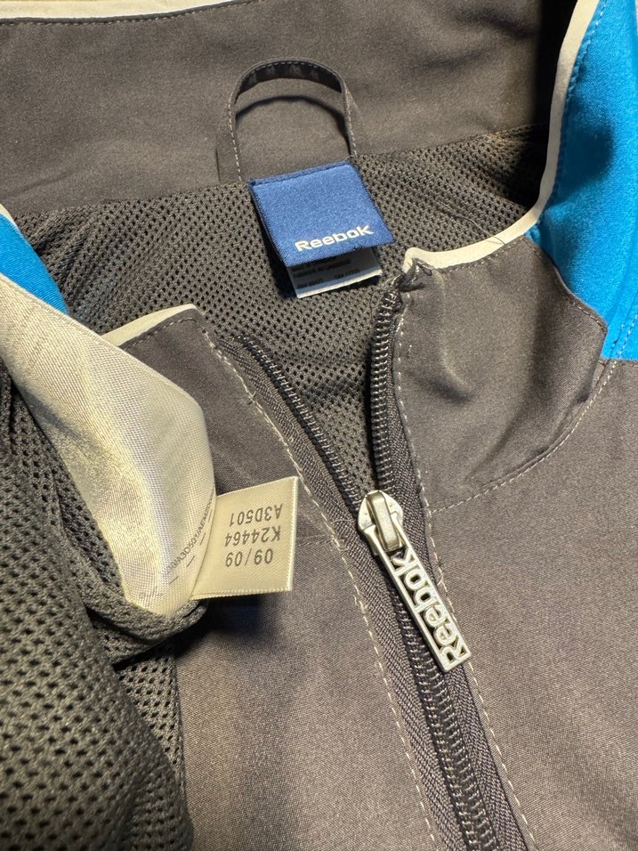 Gri Mavi Fermuarlı Erkek Eşofman Takımı - Görsel 3