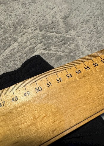 Siyah Keten Rahat Kesim Kadın Pantolon - Görsel 7