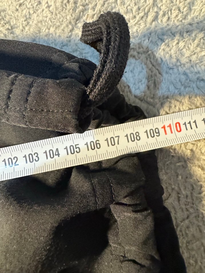 Siyah Keten Rahat Kesim Kadın Pantolon - Görsel 5