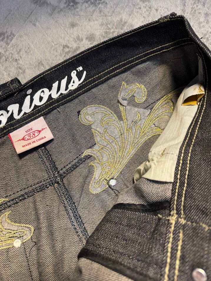 Pislick rap Ecko mek denim ed hardy y2k hiphop afflicton - Görsel 3