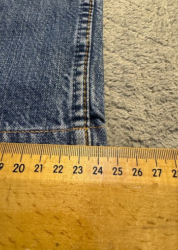 Gri Erkek Denim Bol Kesim Pantolon - Görsel 6