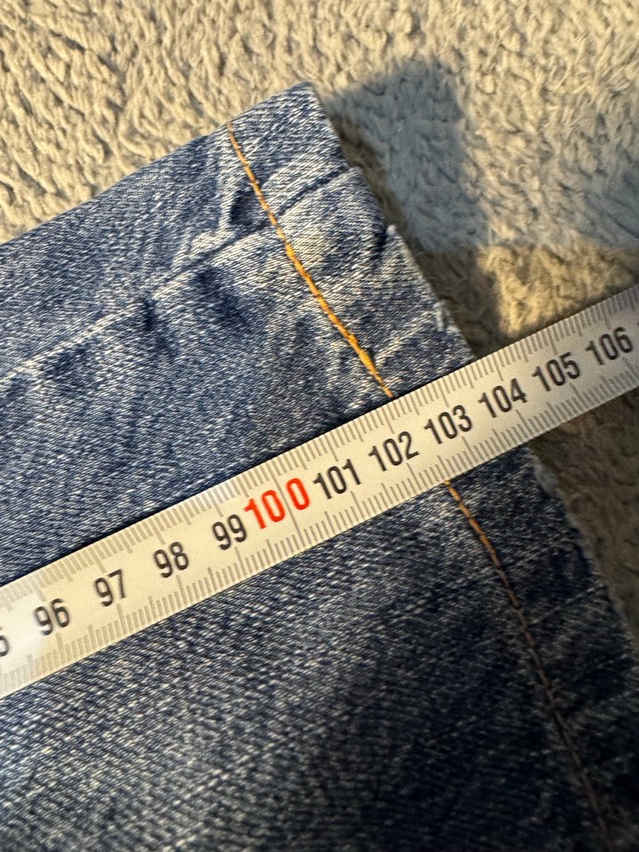 Gri Erkek Denim Bol Kesim Pantolon - Görsel 5