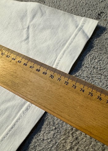 Armani Exchange Beyaz Baskılı Oversize Tişört - Görsel 6