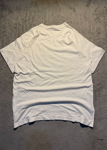 Armani Exchange Beyaz Baskılı Oversize Tişört - Görsel 5