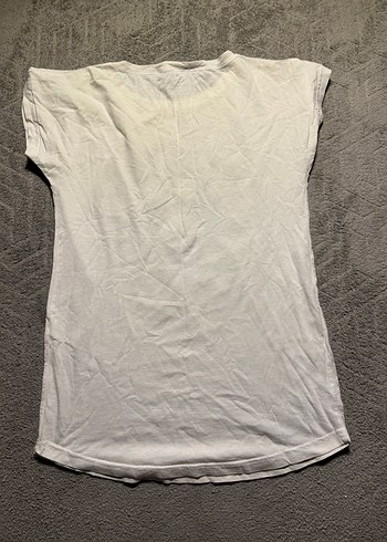 Beyaz Payetli Rock Punk Tişört - Görsel 4