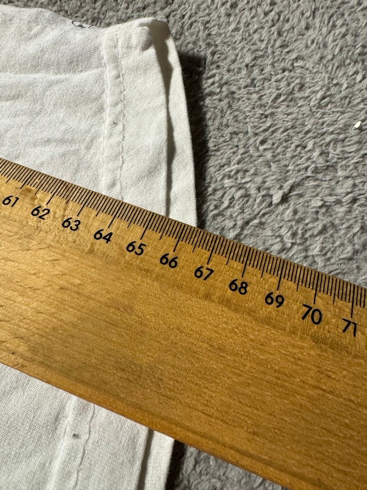 Beyaz Payetli Rock Punk Tişört - Görsel 5