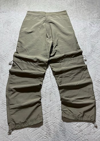 Kadın Keten Salaş Midi Pantolon - Görsel 4