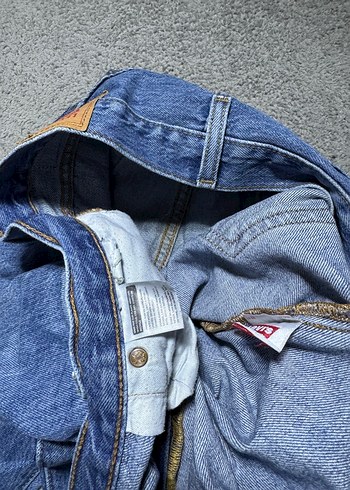 Erkek Mavi Denim Bol Kesim Günlük Pantolon - Görsel 6