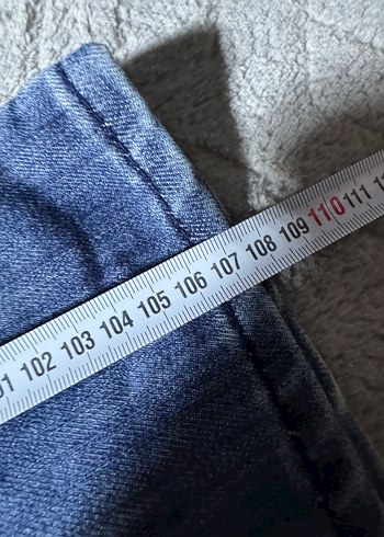 Lacivert Bol Kesim Erkek Denim Pantolon - Görsel 5