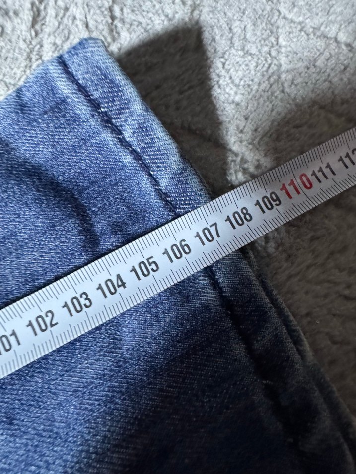 Lacivert Bol Kesim Erkek Denim Pantolon - Görsel 5