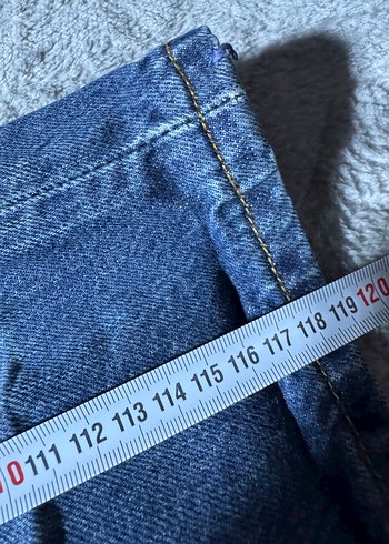 Erkek Lacivert Rahat Kesim Denim Pantolon - Görsel 5