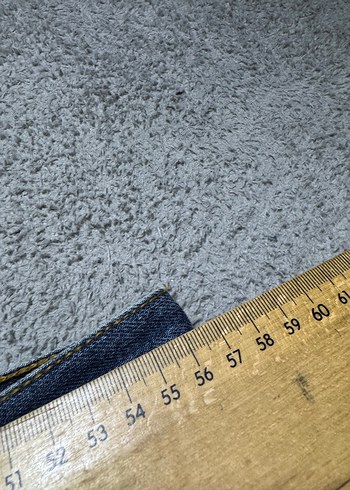 Erkek Lacivert Rahat Kesim Denim Pantolon - Görsel 7