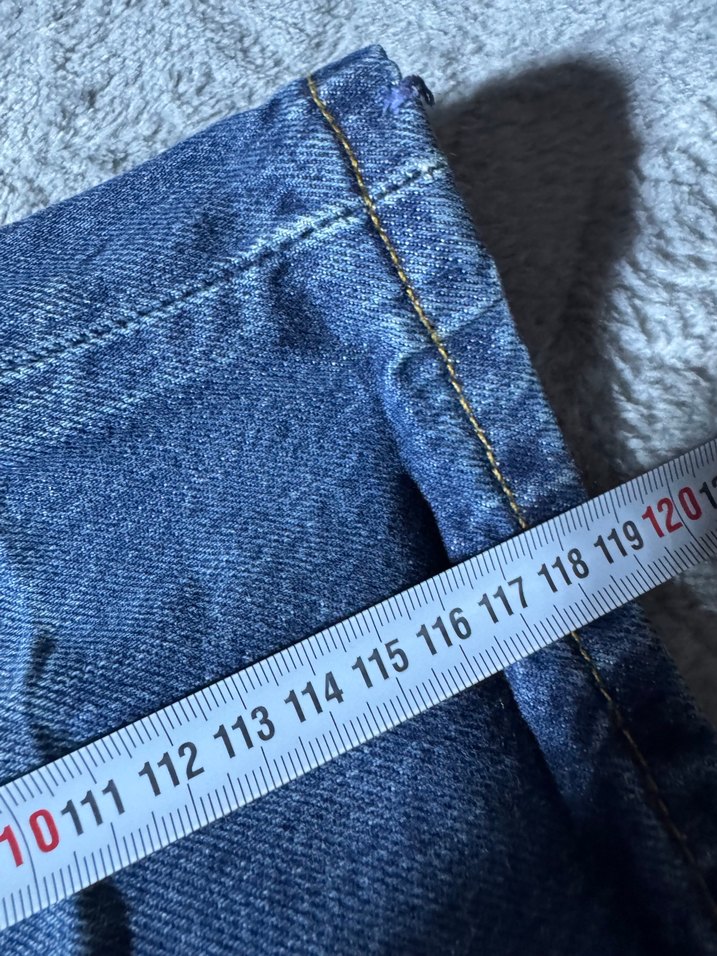 Erkek Lacivert Rahat Kesim Denim Pantolon - Görsel 5