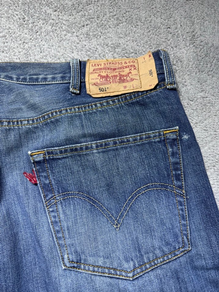 Erkek Lacivert Rahat Kesim Denim Pantolon - Görsel 2