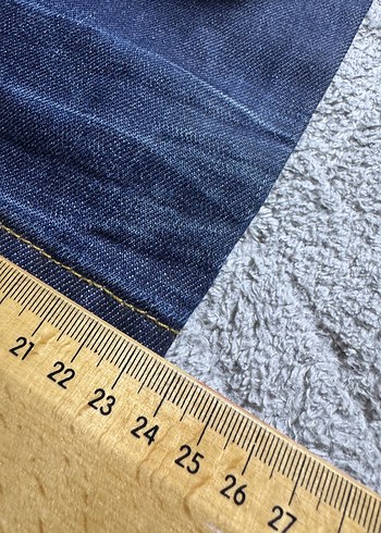 Düz Kesim Lacivert Denim Erkek Kot Pantolon - Görsel 6