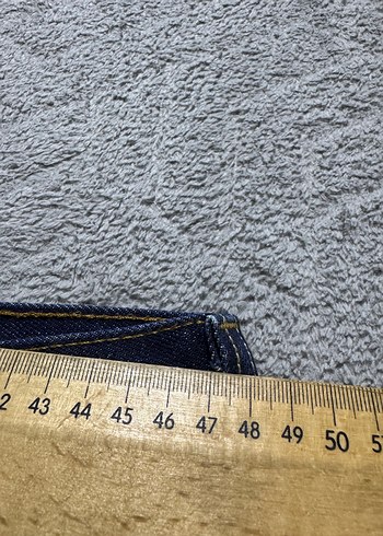 Düz Kesim Lacivert Denim Erkek Kot Pantolon - Görsel 7