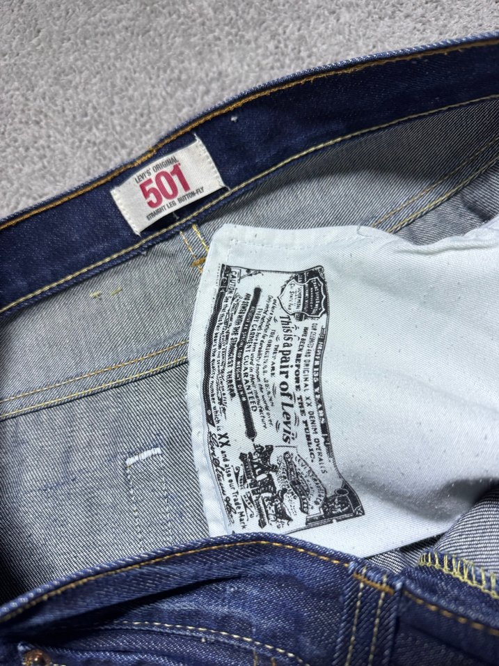 Düz Kesim Lacivert Denim Erkek Kot Pantolon - Görsel 4