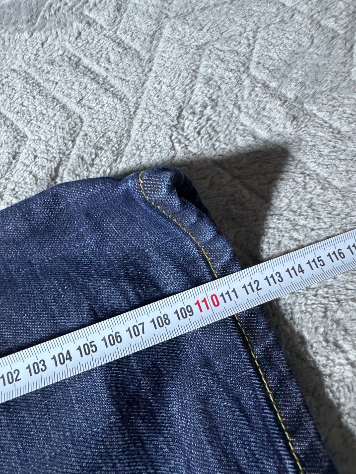 Düz Kesim Lacivert Denim Erkek Kot Pantolon - Görsel 5