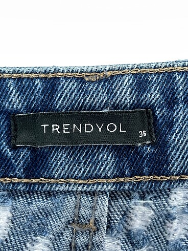 36 Beden mavi Renk Trendyol & Milla Jean / Kot %70 İndirimli.