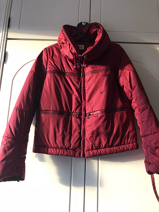 Bordo kışlık mont