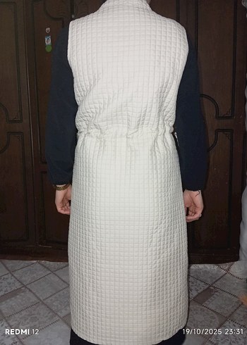 Bohem Tarzı Kahverengi ve Gri Yelek - Görsel 5