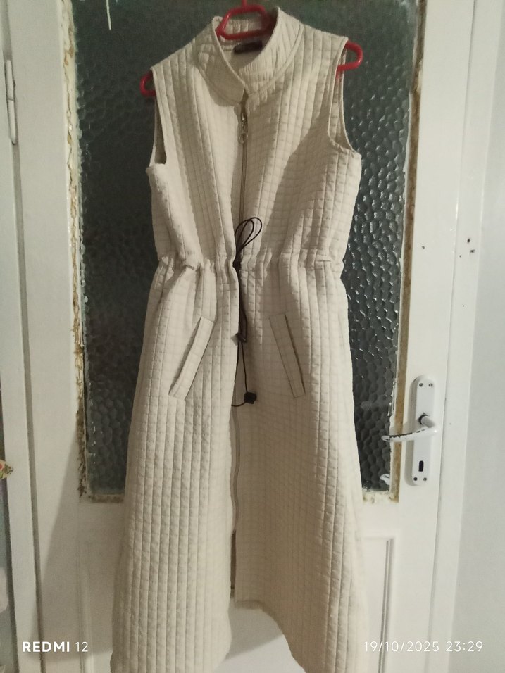 Bohem Tarzı Kahverengi ve Gri Yelek - Görsel 2