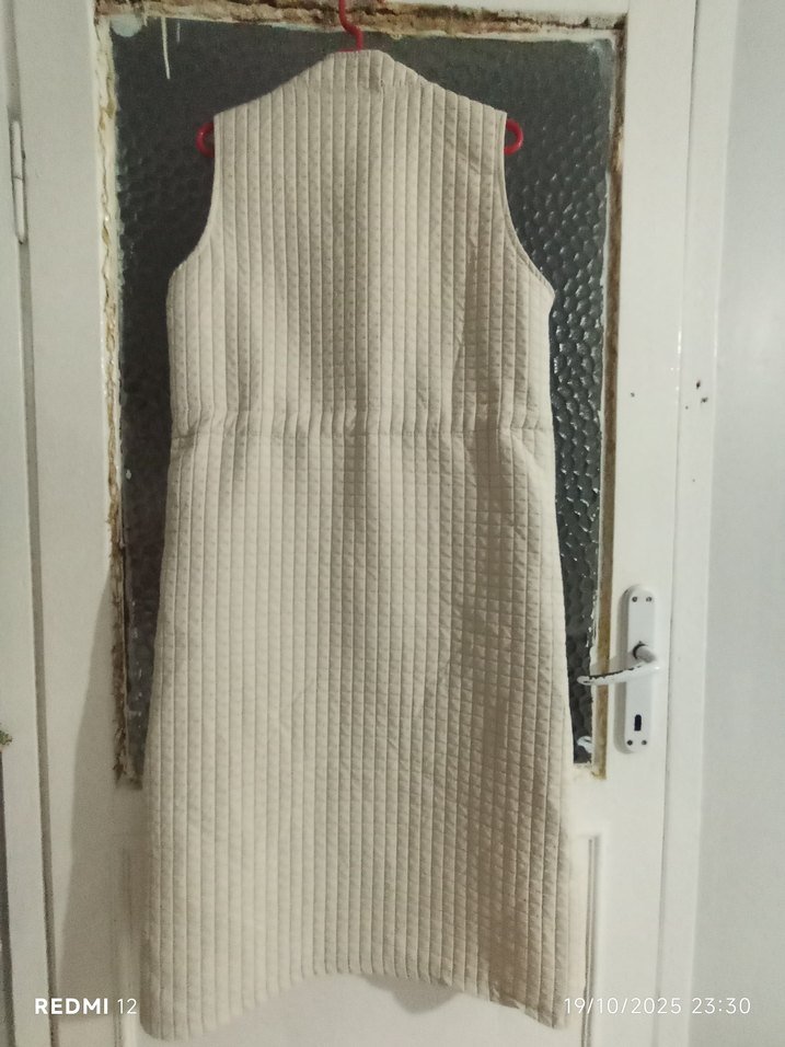 Bohem Tarzı Kahverengi ve Gri Yelek - Görsel 3