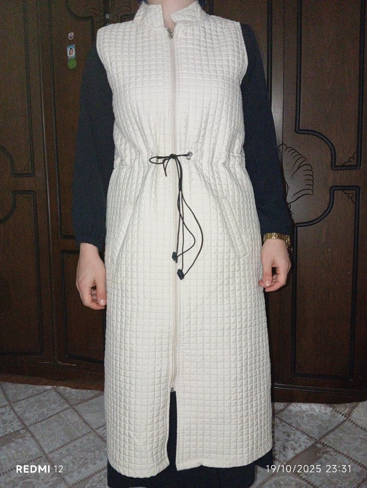 Bohem Tarzı Kahverengi ve Gri Yelek - Görsel 4