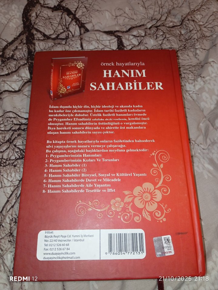 Örnek Hayatlarıyla Hanım Sahabiler Kitabı - Görsel 2