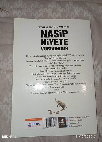 Nasip Niyete Vurgundur - Ethem Emin Nemutlu - Görsel 2