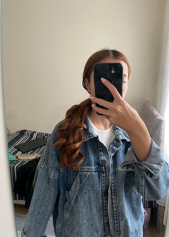 Kadın Oversize Denim Ceket