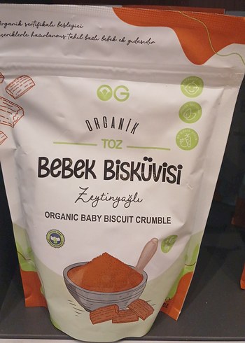Beden Organik Zeytinyağlı Bebek Bisküvisi