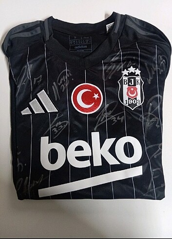 Adidas 24/25 SEZONU DEP. TÜM KADRO İMZALI BJK FORMA