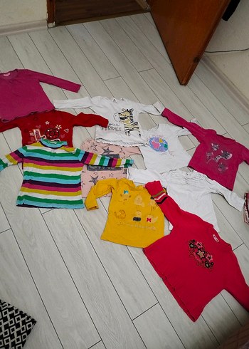 Pembe Baskılı Kız Çocuk Tişörtü - Görsel 4