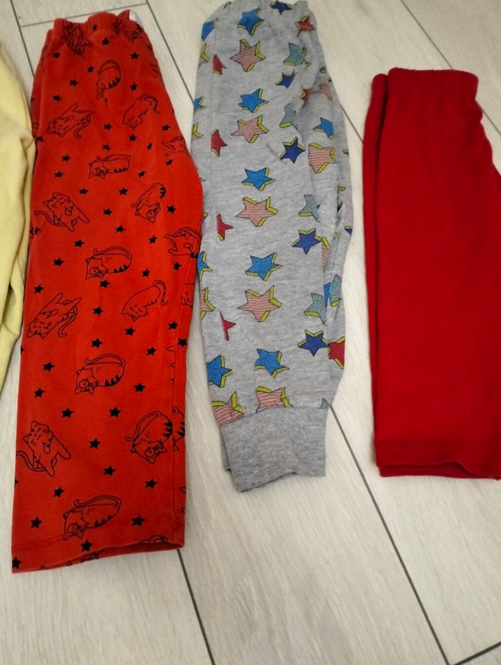 Renkli Çocuk Taytları pijama - Görsel 4