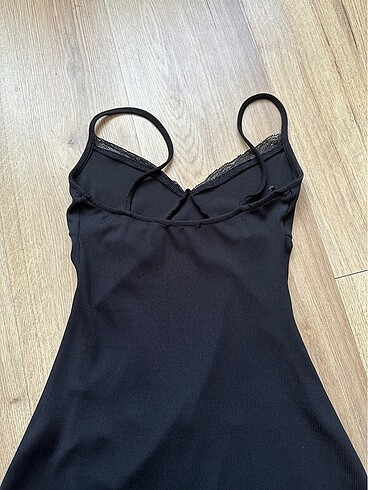 xs Beden siyah Renk Bershka siyah mini elbise
