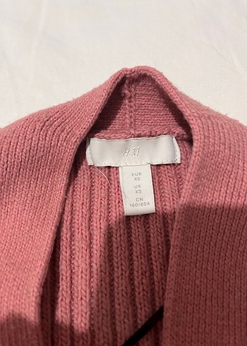 Düğmeli Pembe Triko Kadın Hırka - Görsel 3